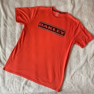 Men’s Oakley Orange Tee Shirt | Size Extra Large